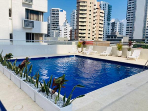 Acogedor Estudio 310 Cartagena Bocagrande a 1 cuadra de la playa